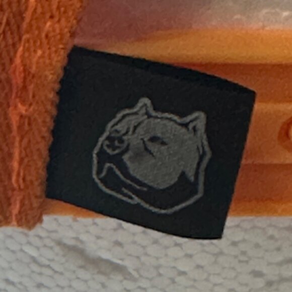 Pitbull Houston One Size Fits Most snap back orange green trucker hat flaw - Picture 7 of 11